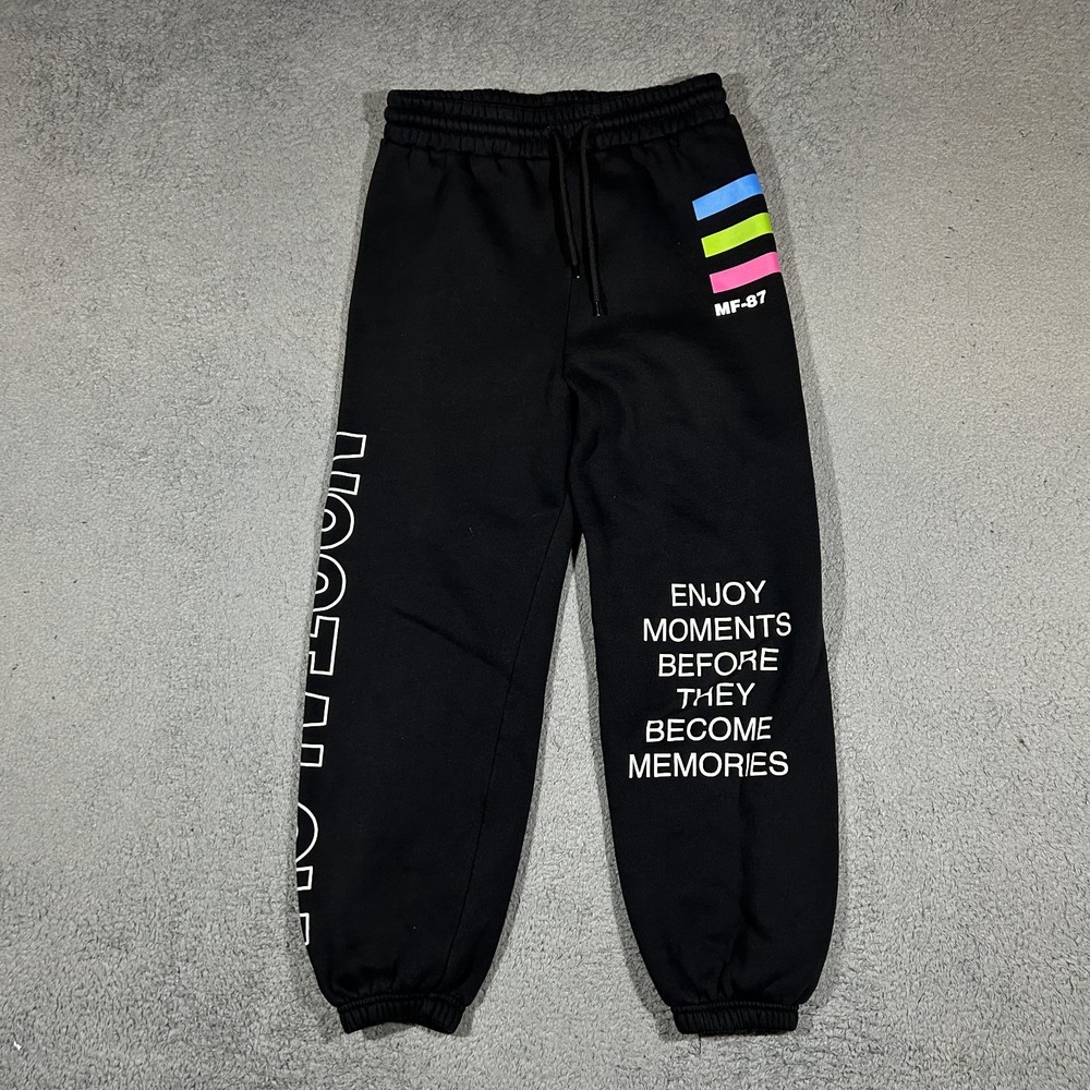 The Mayfair Group Nostalgia Black Sweatpants Womens Size Small #3557